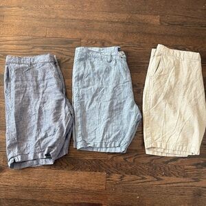 Jos. A. Bank Men's Linen Shorts Bundle size 40W